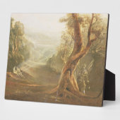 Satan Contemplating Adam en Eva in Paradise, van Fotoplaat (Zijkant)