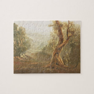 Satan Contemplating Adam en Eva in Paradise, van Legpuzzel