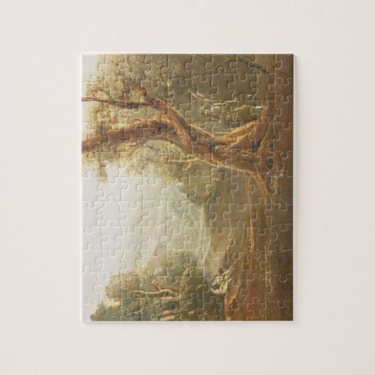 Satan Contemplating Adam en Eva in Paradise, van Legpuzzel (Verticaal)