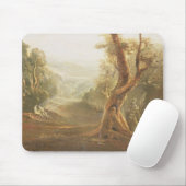 Satan Contemplating Adam en Eva in Paradise, van Muismat (Met muis)