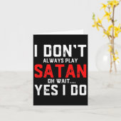 Satan Costume Devil Halloween Costume Satan Kaart (Gele Bloem)