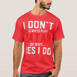 Satan Costume Devil Halloween Costume Satan T-shirt