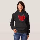 Satan Devil Occult Satanic Evil Lucifer 1 Hoodie (Voorkant volledig)