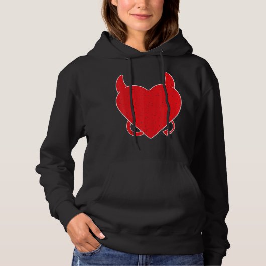 Satan Devil Occult Satanic Evil Lucifer 1 Hoodie (Voorkant)