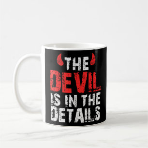 Satan Duivel Gezegde der Teufel Steckt in detail Koffiemok