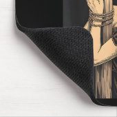 Satan Duivel Hel met vlammen Sigaret Occul Muismat (Hoek)