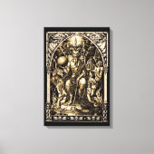 Satan Enthroned 16x24 Canvas Wall Art (Voorkant)