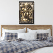 Satan Enthroned 16x24 Canvas Wall Art Afdruk (Insitu (Slaapkamer))