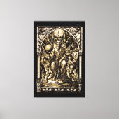 Satan Enthroned ENORME 40 "x60" Canvas Afdruk (Voorkant)