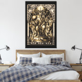 Satan Enthroned ENORME 40 "x60" Canvas Afdruk (Insitu (Slaapkamer))