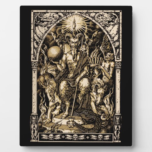 Satan Enthroned Fotoplaat (Voorkant)