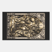 Satan Enthroned Rechthoekige Sticker (Voorkant)