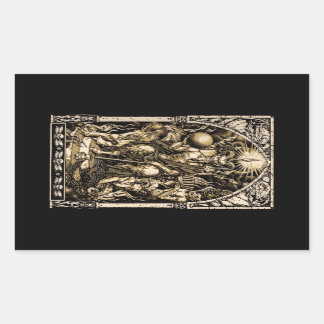 Satan Enthroned Rechthoekige Sticker