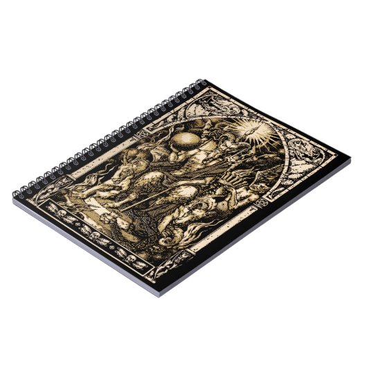 Satan Enthroned Spiral notebook Notitieboek (Linkerzijde)