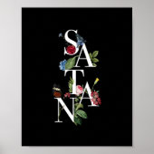 Satan - Flowers Poster (Voorkant)