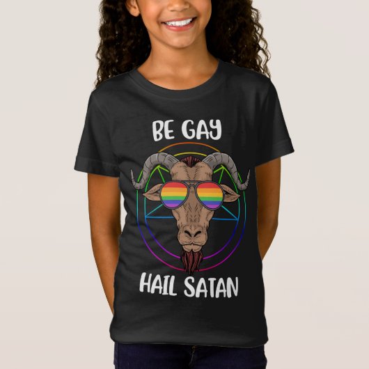 Satan Gay Pride Homoseksueel T-shirt (Voorkant)