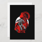 Satan Goat Gift Feestdagenkaart (Voorkant / Achterkant)