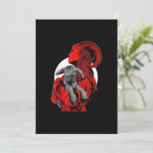 Satan Goat Gift Feestdagenkaart (Staand voorkant)