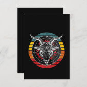 Satan Goat, Goat Gift Bedankkaart (Voorkant / Achterkant)