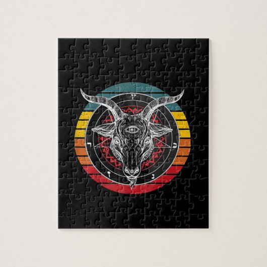 Satan Goat, Goat Gift Legpuzzel (Verticaal)