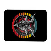Satan Goat, Goat Gift Magneet (Horizontaal)