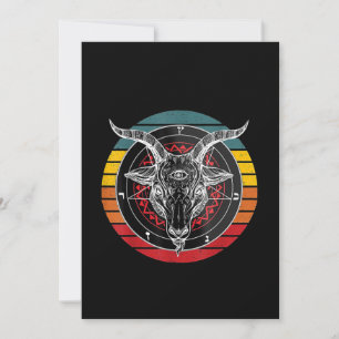 Satan Goat, Goat Gift Save The Date