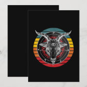 Satan Goat, Goat Gift Save The Date (Voorkant / Achterkant)