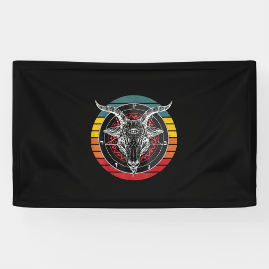 Satan Goat, Goat Gift Spandoek (Horizontaal)