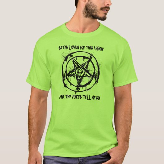 Satan houdt van me Shirt (Voorkant)