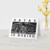 SATAN is BORING Bulk Kaart (Gele Bloem)