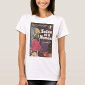 satan is een vrouw! t-shirt (Voorkant)