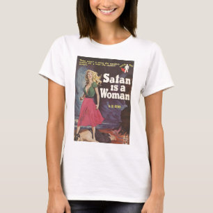 satan is een vrouw! t-shirt