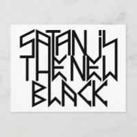 Satan is het nieuwe zwarte nr. 3 (zwart)