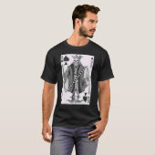 Satan is King Skeleton Halloween Costume T-shirt (Voorkant volledig)
