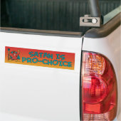 Satan is pro-keuze bumpersticker (Op Truck)