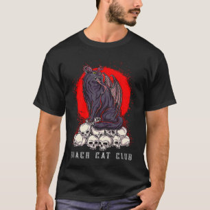 Satan Kat Satanische Duivelse Duivel Kitten 666 Ka T-shirt