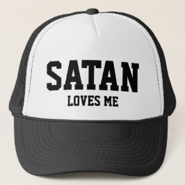 Satan loves me - Cap - Truckercap - Snapback Trucker Pet