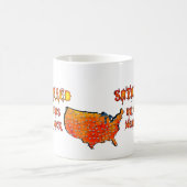 Satan noemde de hittegolf 2011 koffiemok (Center)