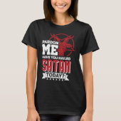 Satan Pardon Gothic T-shirt (Voorkant)