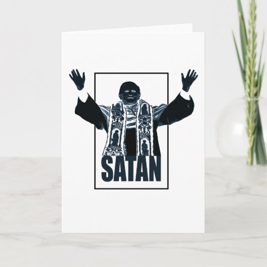 SATAN Pope Kaart (Voorkant)
