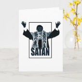 SATAN Pope Kaart (Gele Bloem)