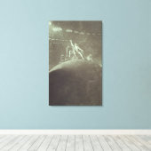 Satan President van de Raad van ministers van Buit Canvas Afdruk (Insitu (Houten vloer))