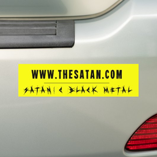 Satan Records - TSR Bumpersticker 3 (Op auto)