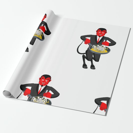 Satan Roasts Sinners Cadeaupapier (Uitgerold)