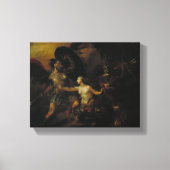 Satan, Sin en Dood Canvas Afdruk (Voorkant)