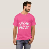 Satan staat te wachten t-shirt (Voorkant volledig)