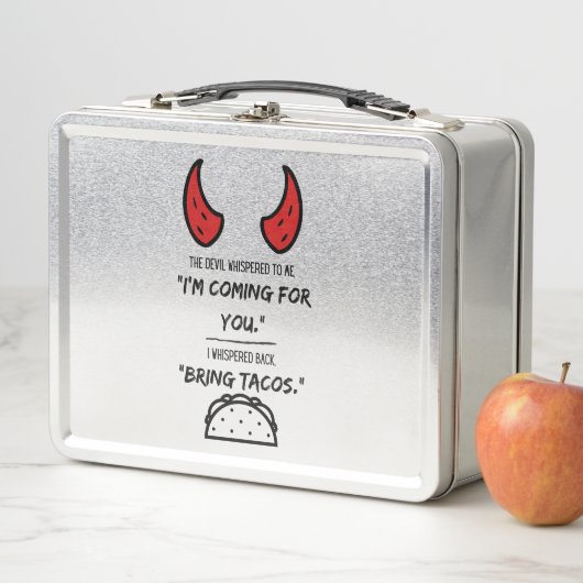 Satan Tacos Lunch Box (In situ)