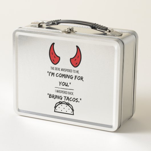 Satan Tacos Lunch Box (Voorkant)
