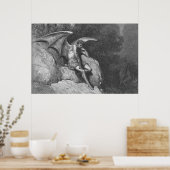 Satan Thinking Poster (Keuken)