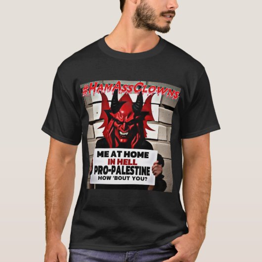 Satan voor Palestina T-Shirt (Voorkant)
